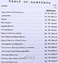Service Manual Set For John Deere MC Crawler Tractor Parts Operator Dozer Book