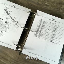 Service Parts Manual Set For John Deere 1250 1450 1650 Tractor Owners
