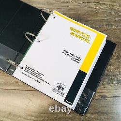 Service Parts Manual Set For John Deere 210C Backhoe Loader Tractor Catalog JD
