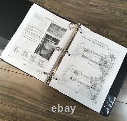 Service Parts Manual Set For John Deere 210C Backhoe Loader Tractor Catalog JD