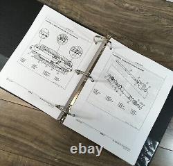 Service Parts Manual Set For John Deere 210C Backhoe Loader Tractor Catalog JD