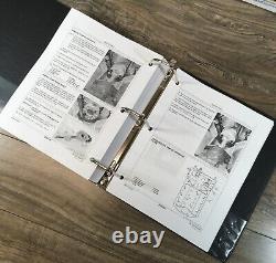 Service Parts Manual Set For John Deere 210C Backhoe Loader Tractor Catalog JD