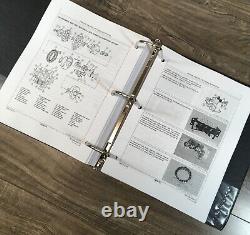 Service Parts Manual Set For John Deere 210C Backhoe Loader Tractor Catalog JD