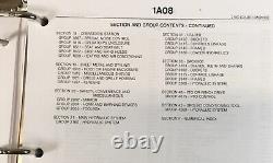 Service Parts Manual Set For John Deere 210C Backhoe Loader Tractor Catalog JD