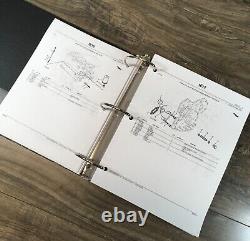 Service Parts Manual Set For John Deere 210C Backhoe Loader Tractor Catalog JD