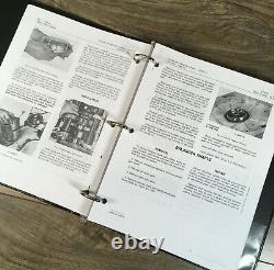 Service Parts Manual Set For John Deere 401-c Jd401c Backhoe Loader Repair Shop