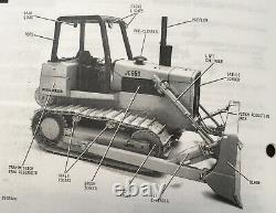 Service Parts Manual Set For John Deere 850 Crawler Bulldozer Repair Shop Jd850