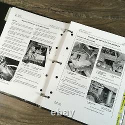 Service Parts Manual Set For John Deere Jd410 410 Tractor Loader Backhoe Shop