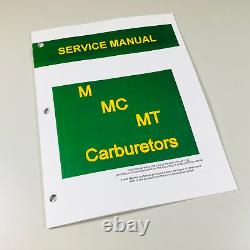Service Parts Manual Set For John Deere M MI Mt Tractor Catalog Shop Repair Book