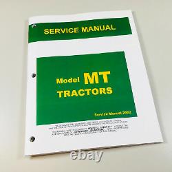 Service Parts Manual Set For John Deere M MI Mt Tractor Catalog Shop Repair Book