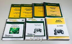 Service Parts Manual Set John Deere 720 730 Diesel Tractor Gas & Electric Crank