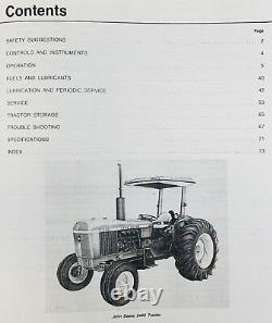 Service Parts Operators Manual Set For John Deere 2640 Tractor Repair Shop Book