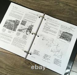 Service Parts Operators Manual Set For John Deere 401-c Backhoe Loader Shop Book
