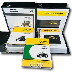 Service Parts Operators Manual Set For John Deere 4440 Tractor Owners Repair