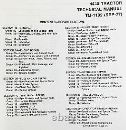 Service Parts Operators Manual Set For John Deere 4440 Tractor Owners Repair