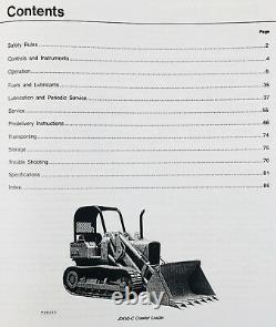 Service Parts Operators Manual Set For John Deere 450c Crawler Loader