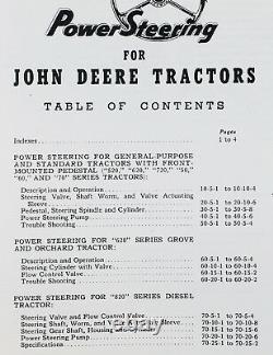 Service Parts Operators Manual Set John Deere 70 Spark Ignition Tractor Repair