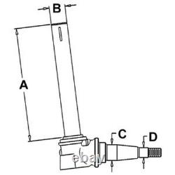 Spindle Fits John Deere 2155 2355 2555 AR103472 AR49589 AR58606 1404-1111
