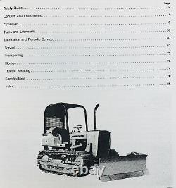 TECHNICAL SERVICE PARTS OPERATORS MANUAL for JOHN DEERE 350C CRAWLER BULLDOZER