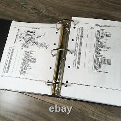 Technical Service Manual Parts Catalog Set For John Deere 4840 Tractor Repair