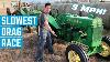 Three John Deere Bs And The Antique Tractor Drag Race
