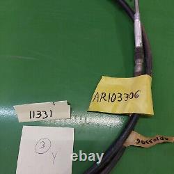 USED TRACTOR PARTS John Deere Push Pull Cable AR103306 fit 8430, 8440, 8450, 863