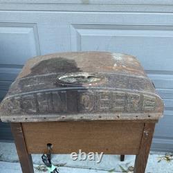 Vintage John Deere Tractor Parts Rad Tank Top D1947R John Deere Advertising Sign