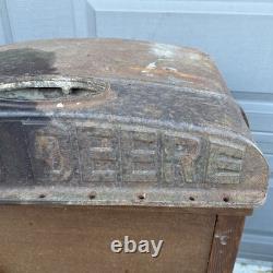 Vintage John Deere Tractor Parts Rad Tank Top D1947R John Deere Advertising Sign