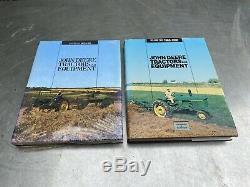 Vtg JOHN DEERE Books TRACTORS Equipment Volume 1 2 Lot Parts Catalog Farm