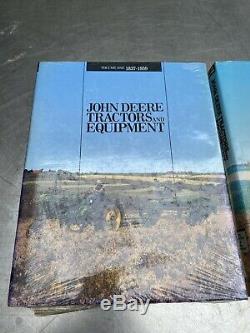 Vtg JOHN DEERE Books TRACTORS Equipment Volume 1 2 Lot Parts Catalog Farm