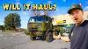 We Put My 800 Lmtv To The Test Hauling 10 000 Lb Caterpillar D10t Transmissions