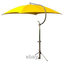 Yellow Deluxe Umbrella with Brackets-Fits Many John Deere Tractor Models